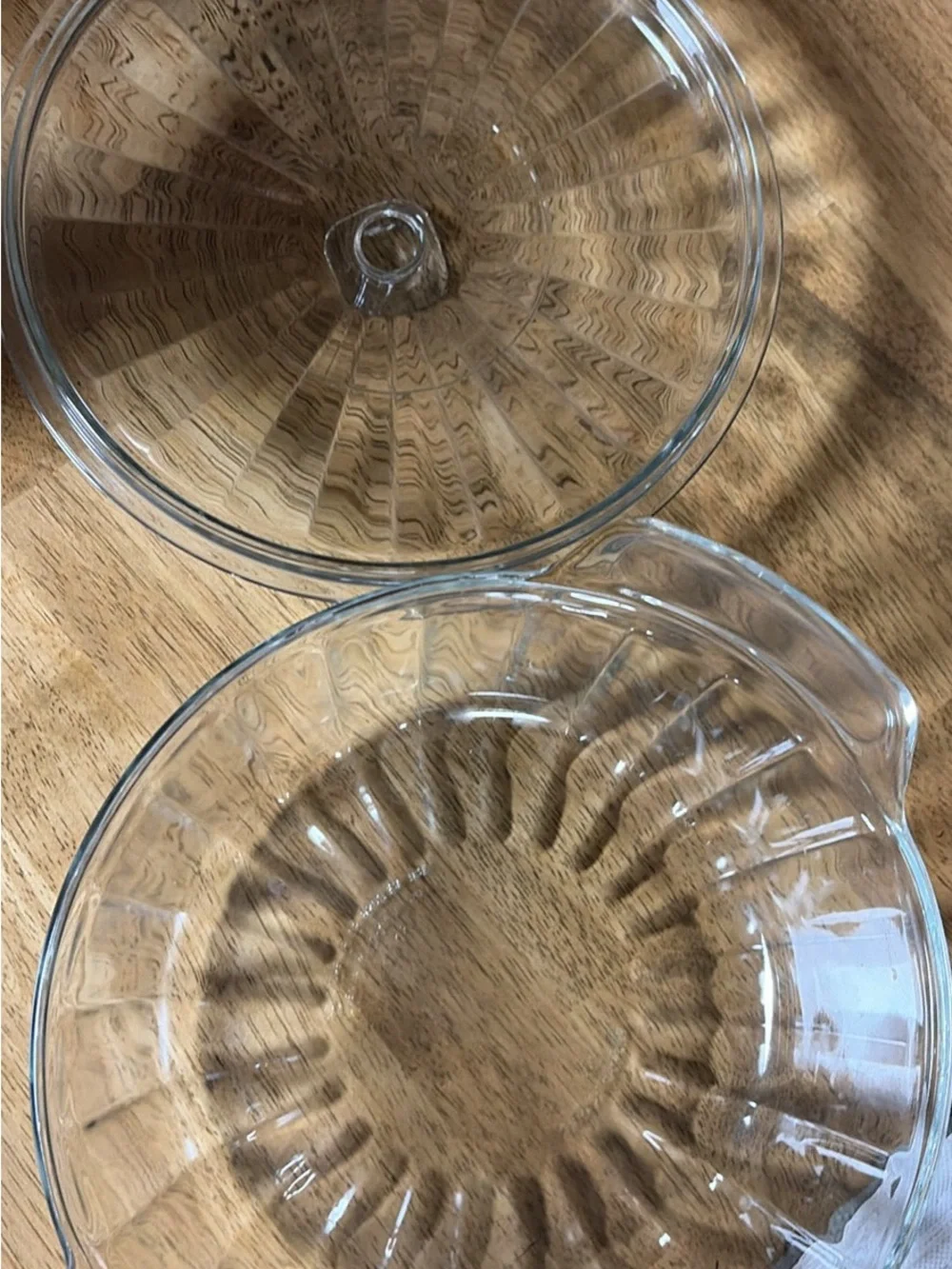 Vintage Flawless Anchor Hocking Glass Casserole Dish with Lid- 2 Qt.